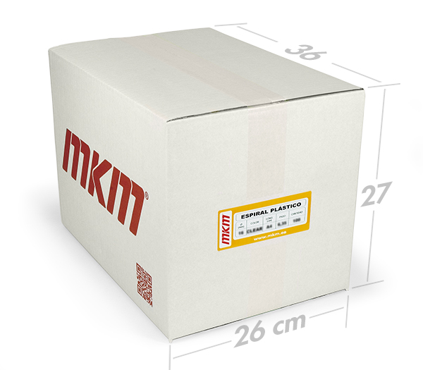 Espiral de plástico - Cajas personalizadas