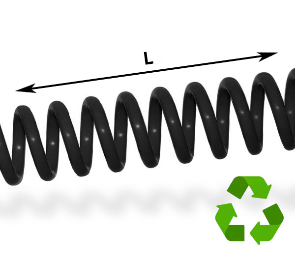 Espiral reciclado a medida