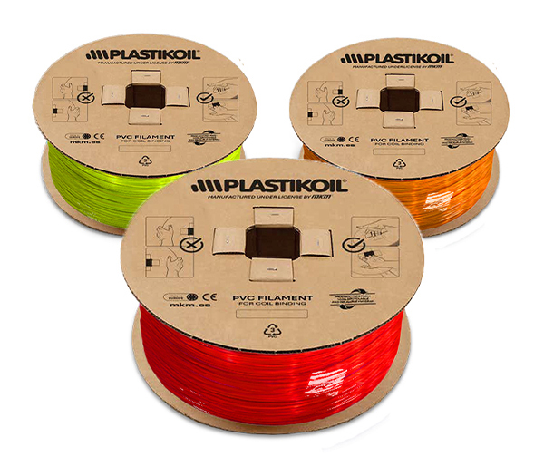 Bobinas de hilo plástico - Colores neón