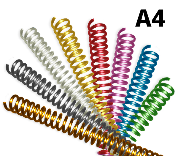 Espiral de plástico - Colores metalizados